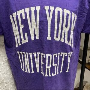 NEW YORK UNIVERSITY T-shirt.                                                T024